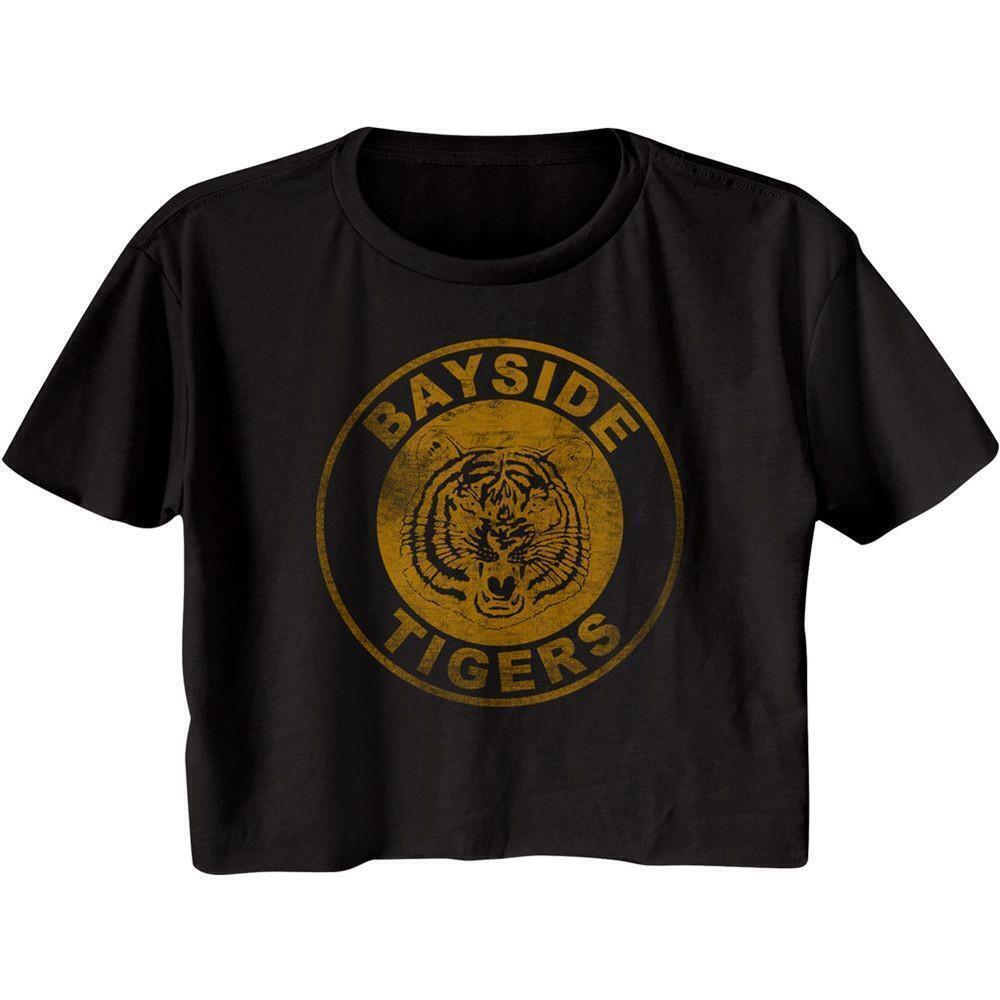 Saved By The Bell Bayside Logo Black Womens T Shirt